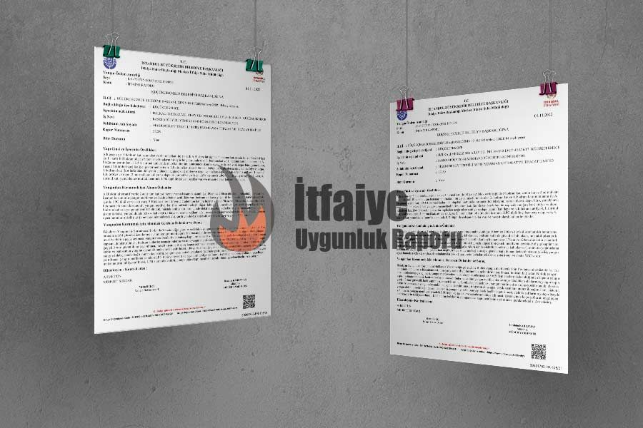 İtfaiye Uygunluk Belgesi - İtfaiye Uygunluk Raporu COM